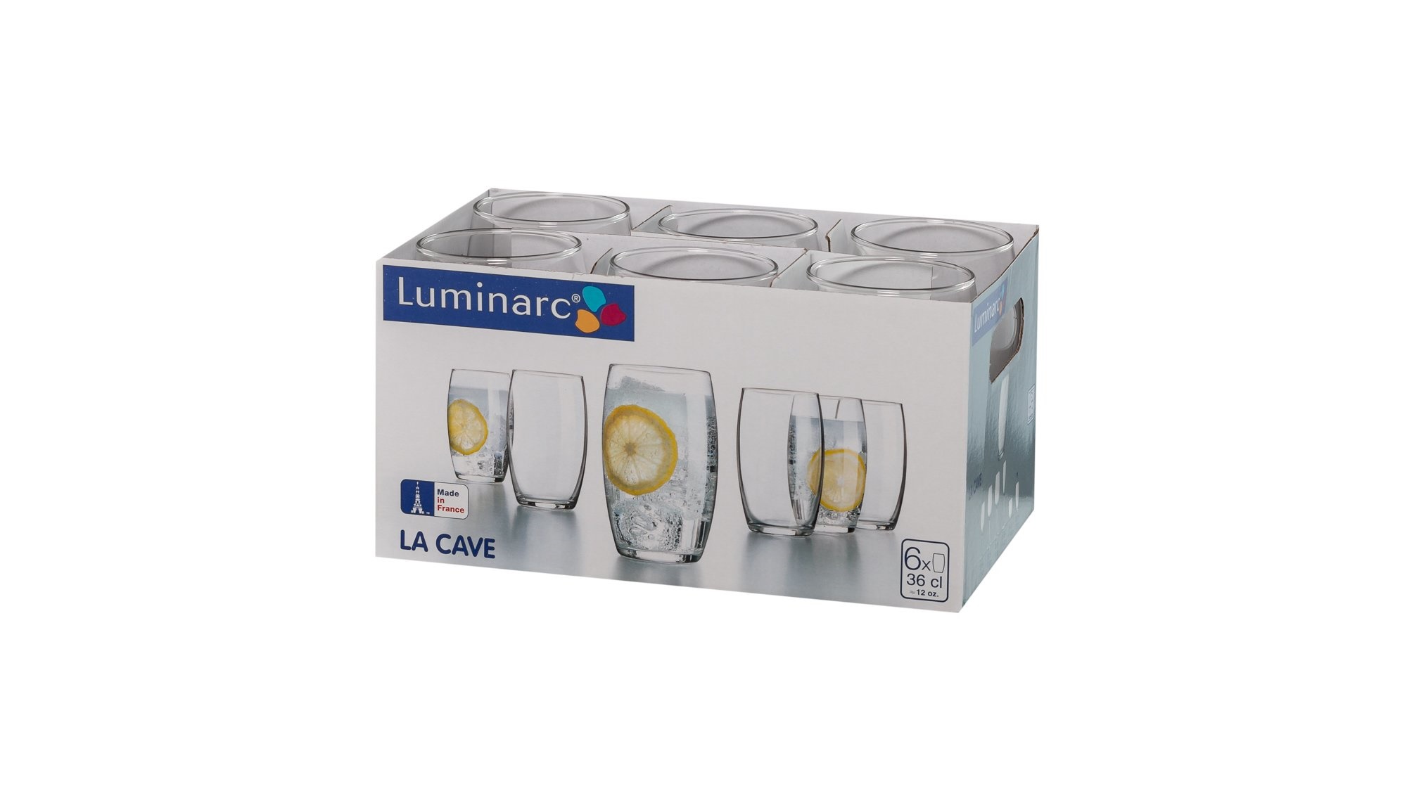 Luminarc, la cave, kozarci za vodo/sok, 360 ml, 6kos