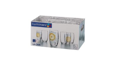 Luminarc, la cave, kozarci za vodo/sok, 360 ml, 6kos